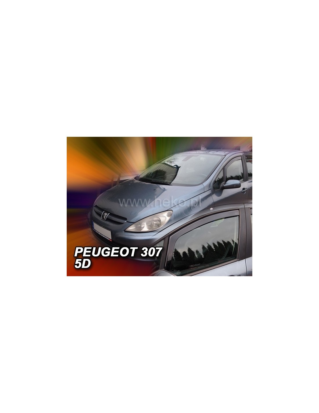 Owiewki Peugeot 307 5D. Od 2001R. Przody - Peugeot - Akcesoria Samochodowe Sklep