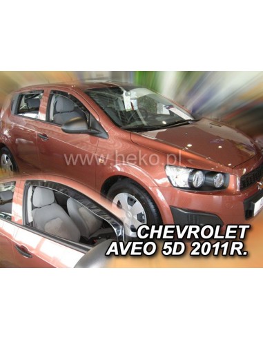 Owiewki Chevrolet Aveo II T300 4/5d. od 2011r. PRZODY
