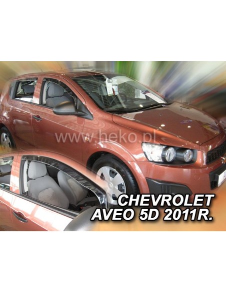 Owiewki Chevrolet Aveo II T300 4/5d. od 2011r. PRZODY