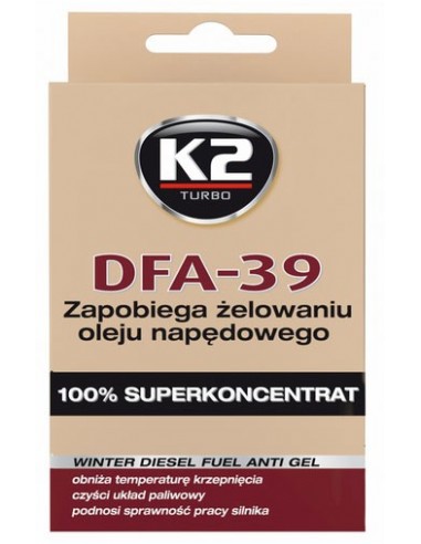 K2 DFA-39 50 ML Zapobiega żelowaniu oleju napędowego