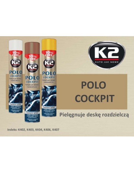 K2 POLO COCKPIT - pielęgnuje deskę rozdzielczą 750ml