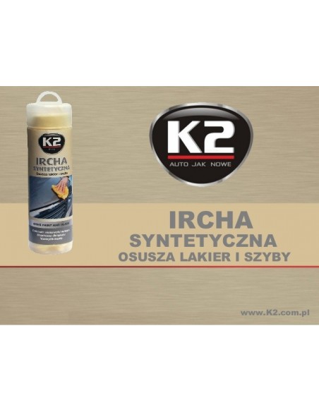K2 IRCHA SYNTETYCZNA - osusza lakier i szyby 66x43cm