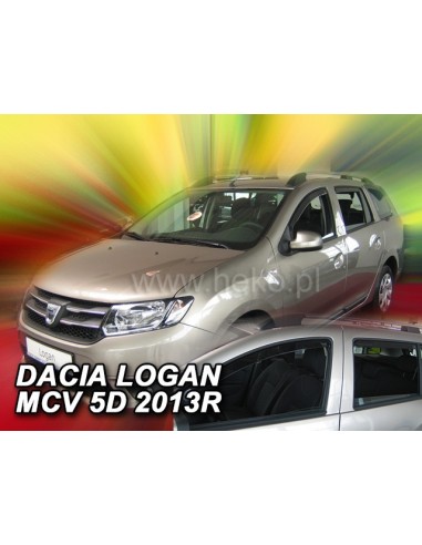 Owiewki Dacia Logan II MCV od 2013r. (kpl. z tyłami)