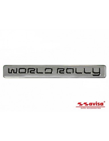 Aluminiowy emblemat - WORLD RALLY