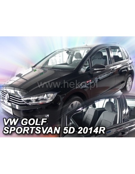 Owiewki VW Golf Sportsvan 5d. od 2014r. PRZODY