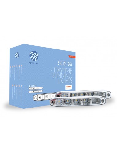 Lampy dzienne LED 506se dł.160/ wys.25 /gł.35-53mm