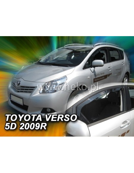 Owiewki Toyota VERSO od 2009r. PRZODY