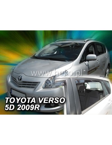 Owiewki Toyota VERSO od 2009r. (kpl. z tyłami)