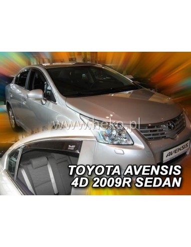 Owiewki Toyota AVENSIS III 4d. od 2009r. (kpl. z tyłami) SEDAN