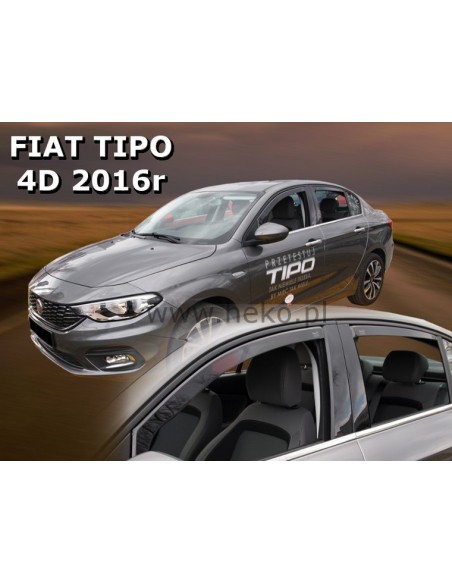 Owiewki Fiat Tipo 4/5d. od 2016r. (kpl. z tyłami) sedan/htb