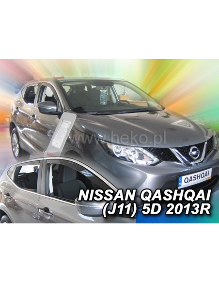 Owiewki Nissan Qashqai J11 od 2013r. (kpl. z tyłami)
