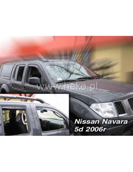 Owiewki Nissan Navara Pick up D40 (III Gen) 2/4d 05-14r. King/Double Cab PRZODY