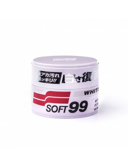 Soft99 White Soft Wax JAPOŃSKI WOSK do białych i jasnych lakierów