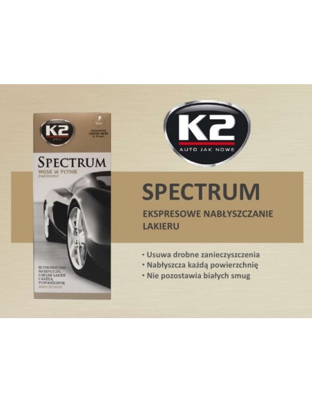  K2 SPECTRUM Quick detailer i wosk w płynie + mikrowłókno