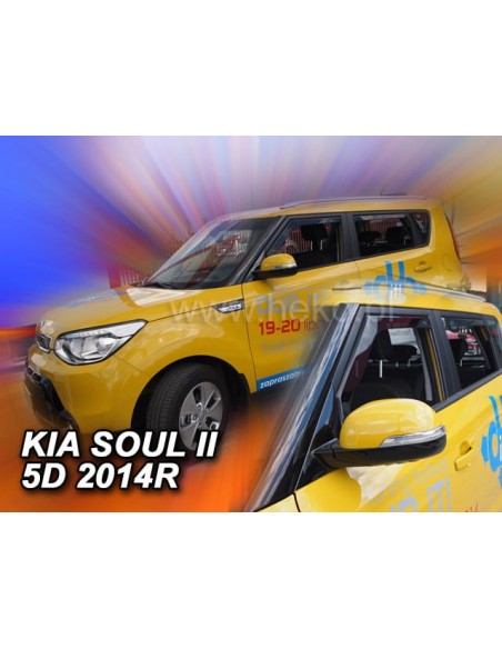Owiewki Kia Soul II 5d. od 2014r. PRZODY