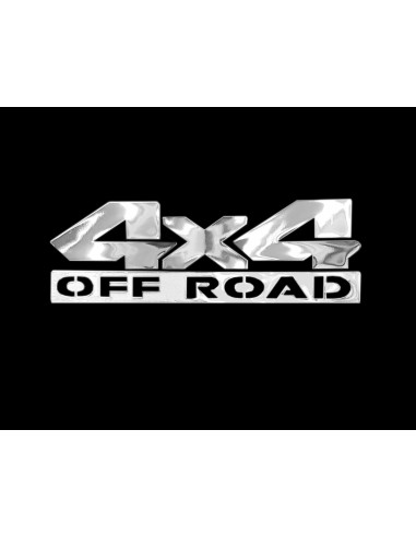 Aluminiowy emblemat - 4x4 Off Road (120mmx38mm)