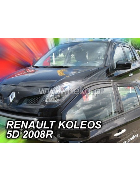 Owiewki Renault Koleos I 5d. 2008-2016r. (kpl. z tyłami)