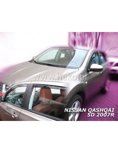 Owiewki Nissan Qashqai I (+2) 5d. 2007-2013r. Przody