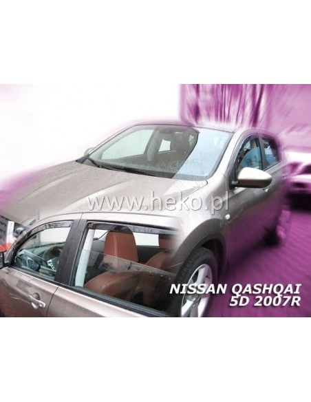Owiewki Nissan Qashqai I (+2) 5d. 2007-2013r. Przody