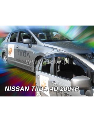 Owiewki Nissan TIDA 4d od 2007r. sedan PRZODY
