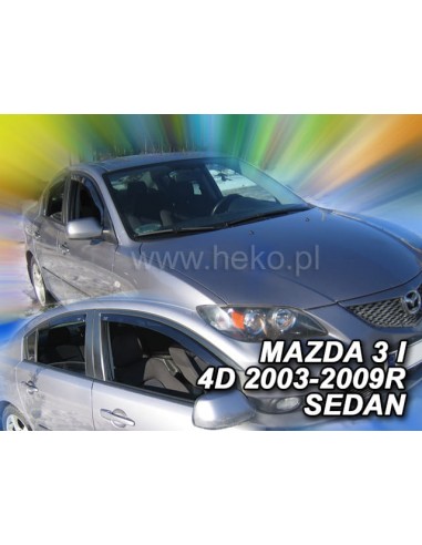 Owiewki MAZDA 3 I 4-drzw. 2003-2009r....